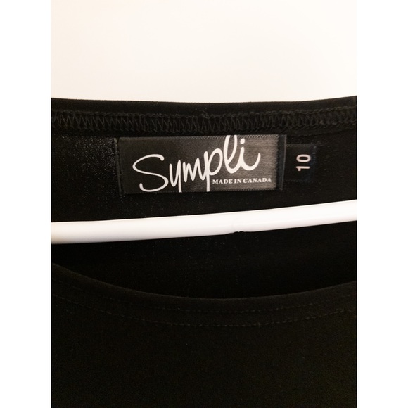 SYMPLI mix party peplum top - Picture 6 of 7